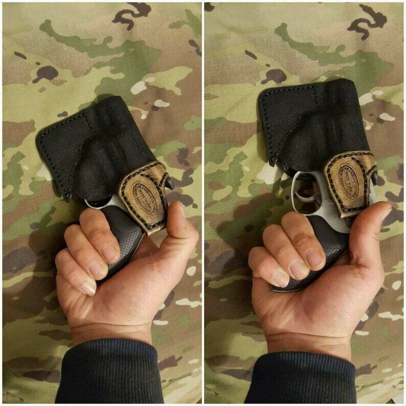 Micro Gun Custom Leather Pocket Wallet Holster