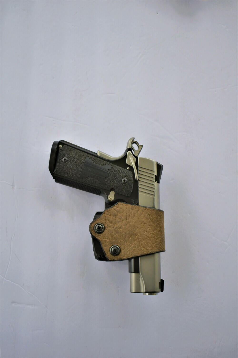 1911 - Yaqui - leather gun holster - belt slide