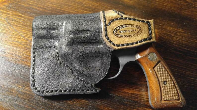 Micro Gun Custom Leather Pocket Wallet Holster