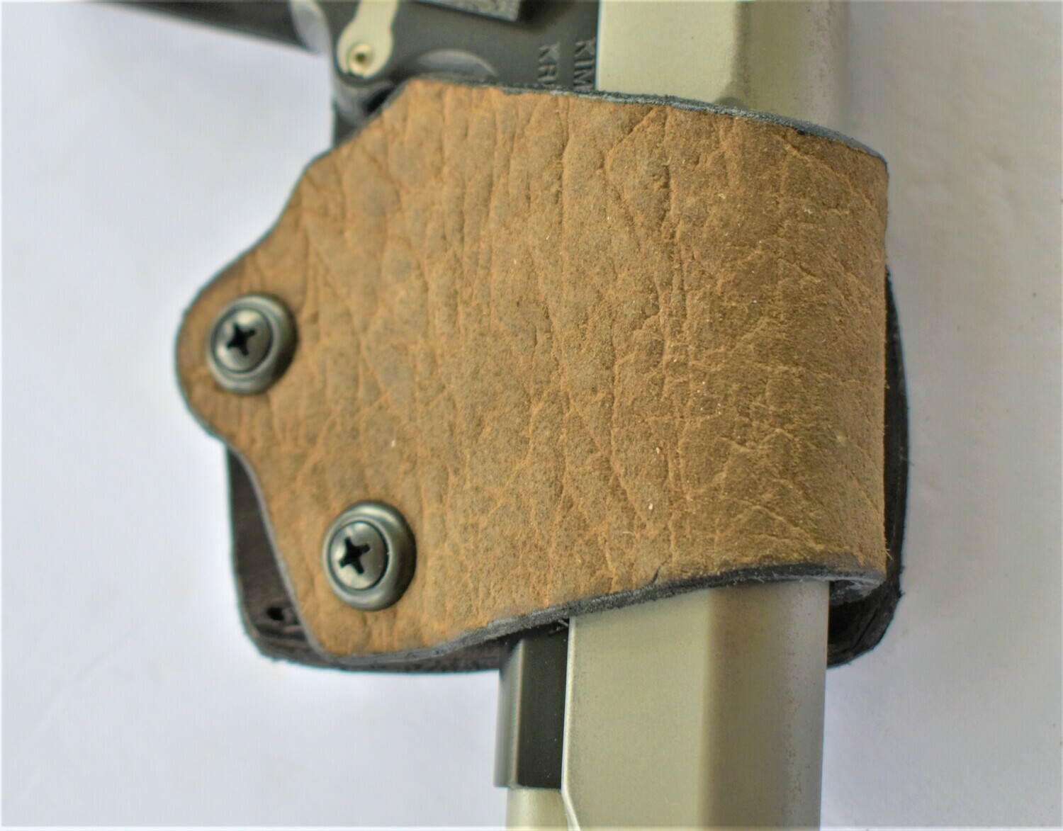 1911 - Yaqui - leather gun holster - belt slide