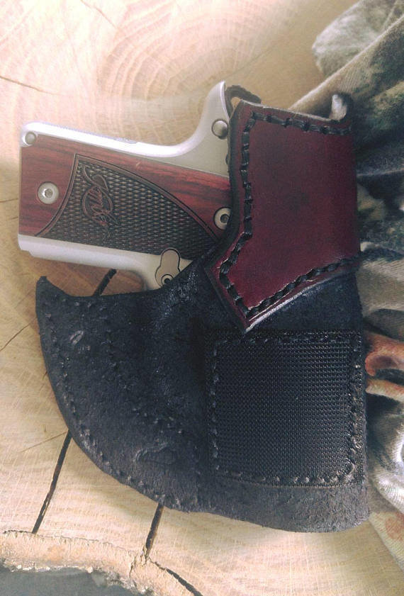 Micro Gun Custom Leather Pocket Wallet Holster