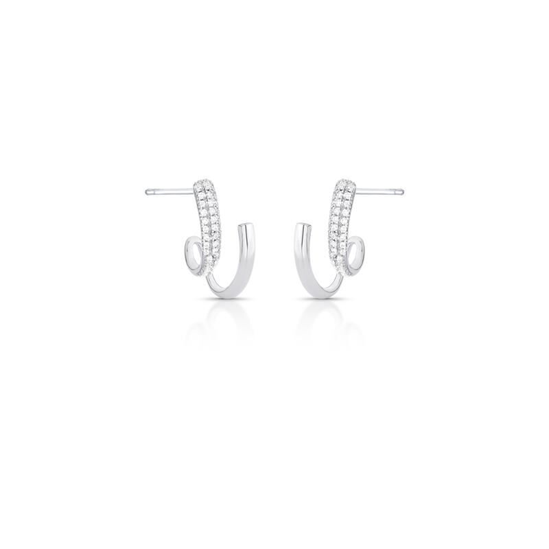 Double Glow Curve Earrings
