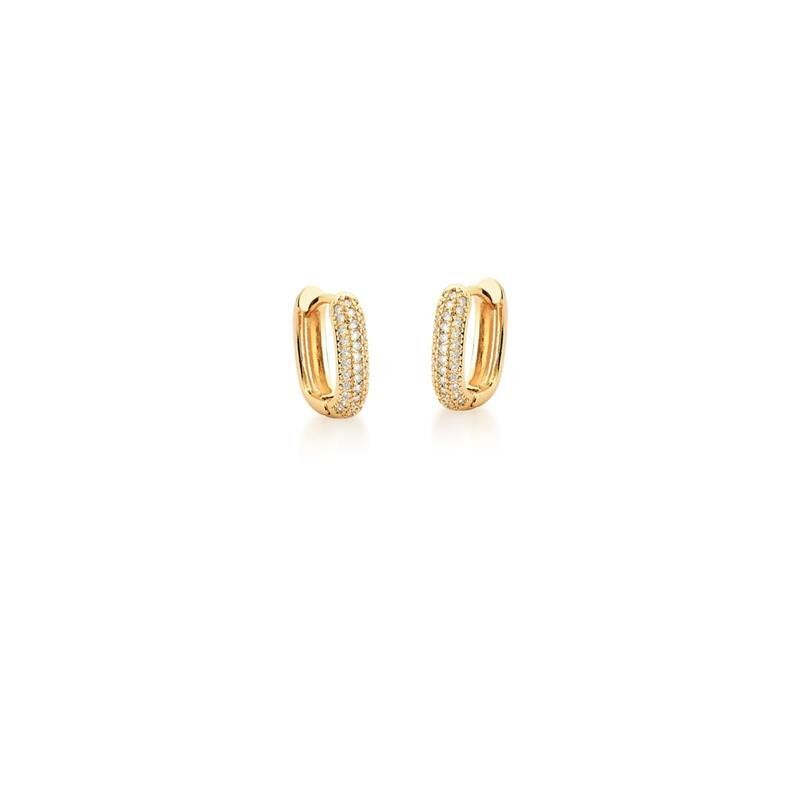 Radiant Rectangle Hoops