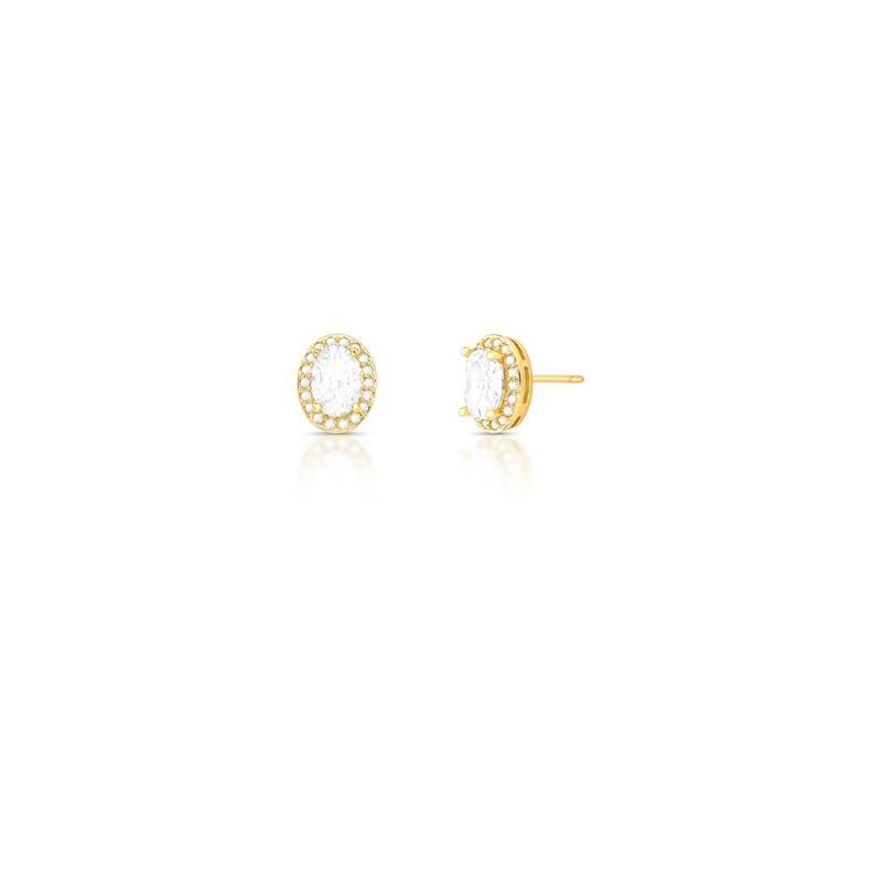 Aurora Oval Earrings