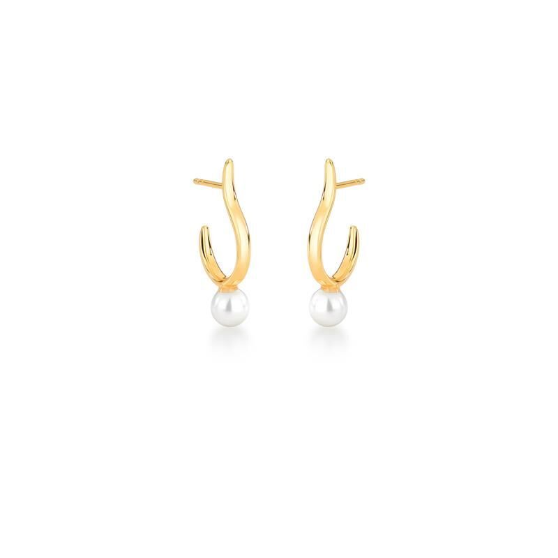 Pearl Arc Hoops