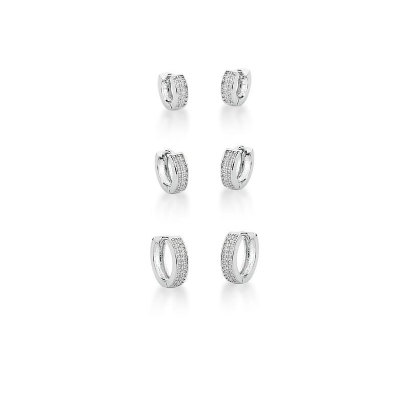 Trio Sparkle Hoops