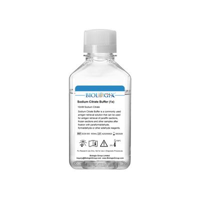 Biologix® Sodium Citrate Buffer (0.1M),  pH 6.0, 500mL/ Bottle