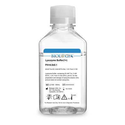 Biologix® Lysozyme Buffer (1×), pH8.0, 500mL/Bottle