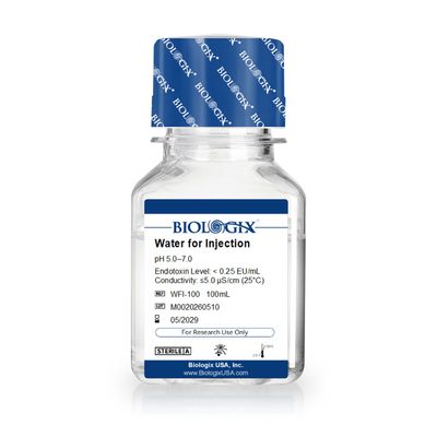 Biologix® Water for Injection( WFI ), Sterile, 100mL/ Bottle