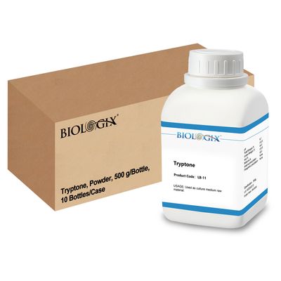 Biologix® Tryptone Powder, pH 5.0-7.0, FMB Grade, 500g/Bottle