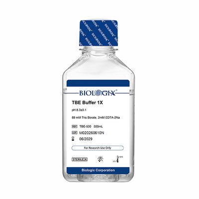 Biologix® TBE Buffer (1×), Tris-Borate-EDTA Electrophoresis Buffer, 500mL/Bottle