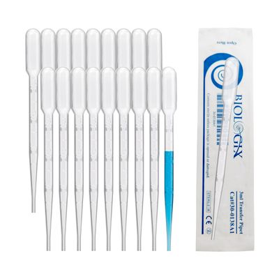 Biologix® 3 mL Transfer Pipettes, Individually Wrapped, 500/Pack, 2000/Case