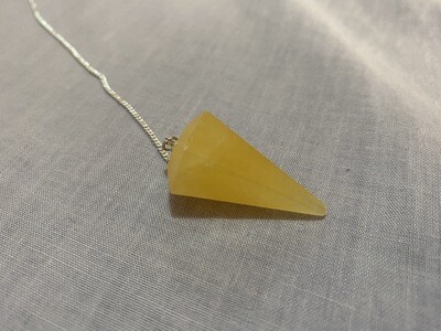 Yellow Calcite Pendulum