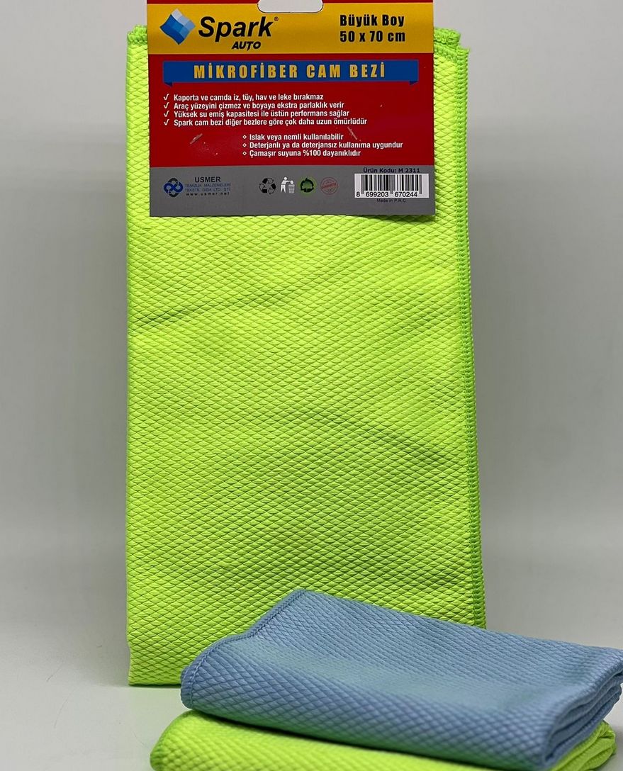 Spark 2311 Microvezel Ruitenreiniger Doek 50x70 cm