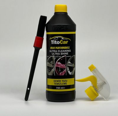 TitoCar IJzerstof &amp; Velgenreiniger Vloeistof 750 ml