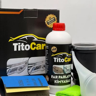 TitoCar Koplamp Reinigingsset