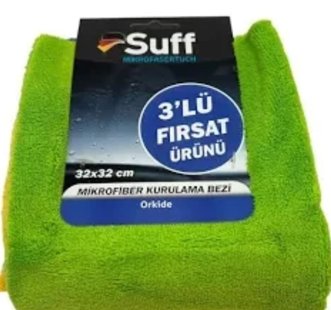 Suff 3-delige Actieset Microvezel Waxdoek (Lelietje-van-dalen) 40x30 cm (A15-4030-250)