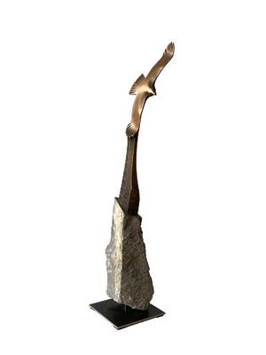 «Flying Eagle» Holz-Bronze-Kunstobjekt selber herstellen, Kurs101
