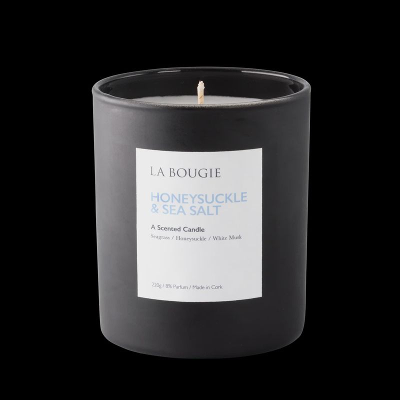 Honeysuckle &amp; Sea Salt Candle
