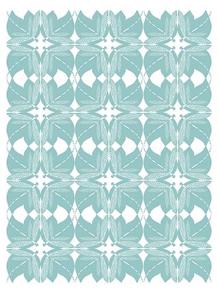 Dragonfly Teatowel, acqua