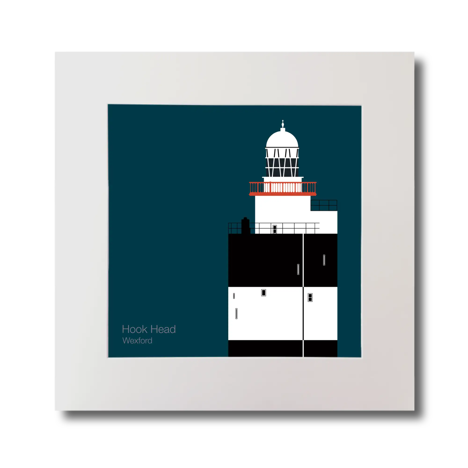 Hook Head Print, 20x20cm
