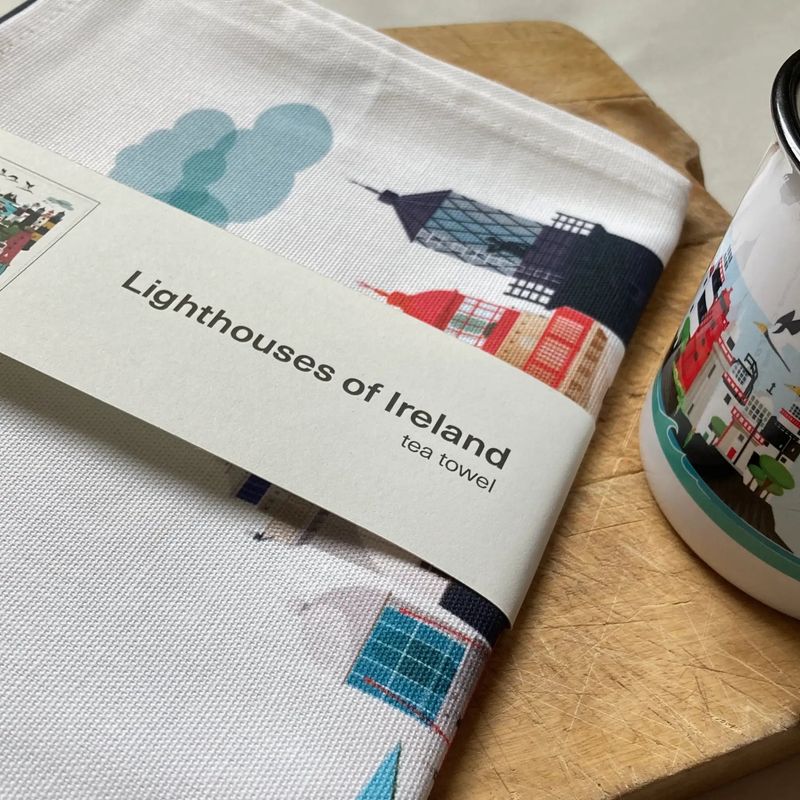 Ireland scenic Route tea towel