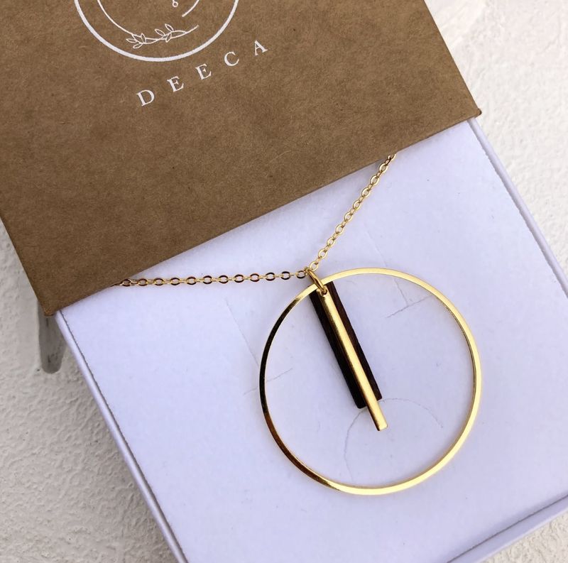 DEECA Large Circle Pendant