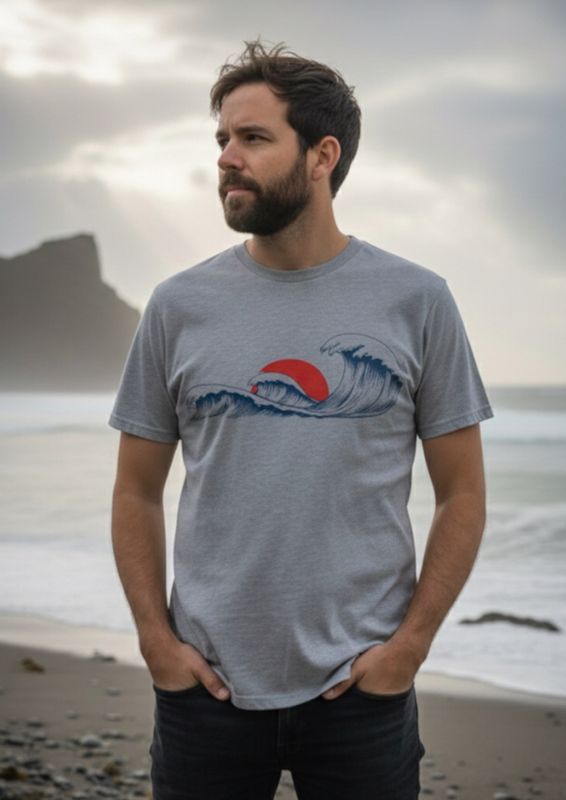 Atlantic Sunset - 100% organic cotton tshirt