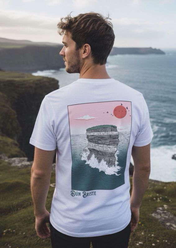 Dun Briste-100% organic cotton t-shirt
