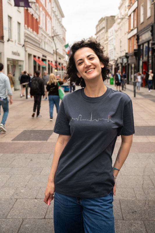 Dublin Skyline - 100% Organic cotton t-shirt