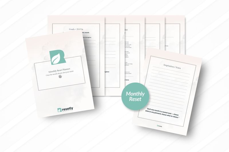 Monthly Reset Planner