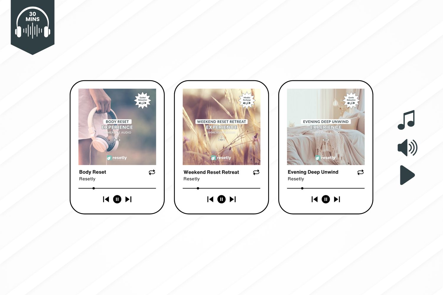 Relax &amp; Restore Bundle — 3 Immersive Experiences