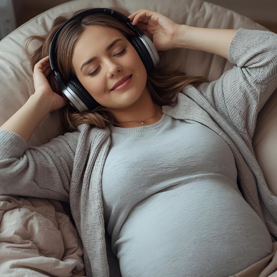 Geburtsaffirmationen: Audio und Bildkarten