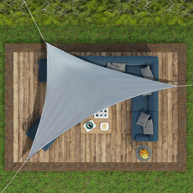 ILANGA DIY Shade Sales - Silver - Triangular
