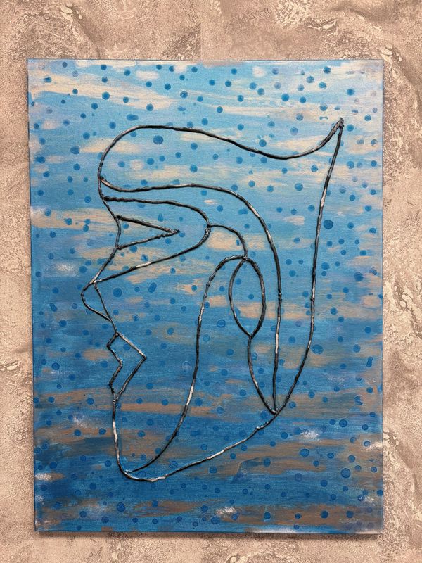 Obraz &quot;Błękitne wody&quot; 78x58