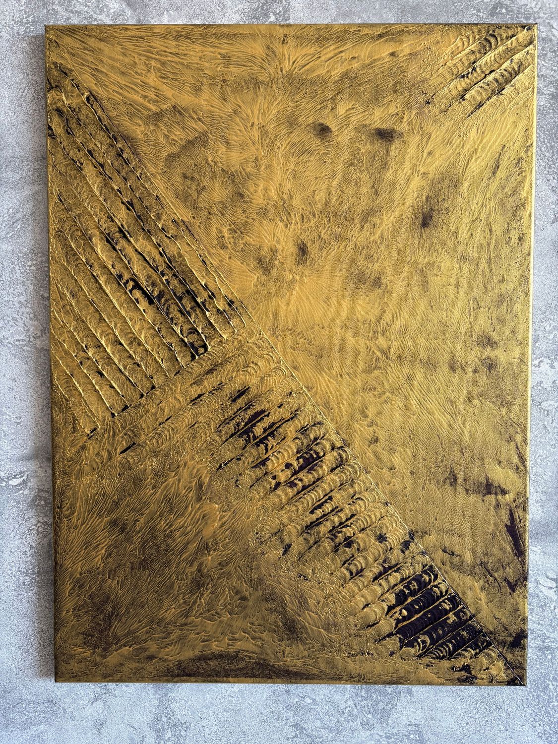 Obraz strukturalny &quot;Nieznany ląd&quot; 75x55