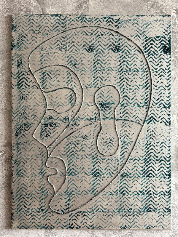 Obraz &quot;Zielona fala&quot; 78x58