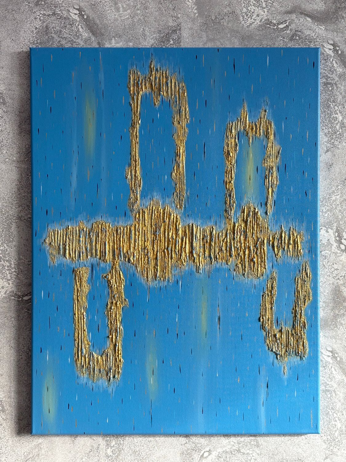 Obraz strukturalny "Sygnał" 80x60