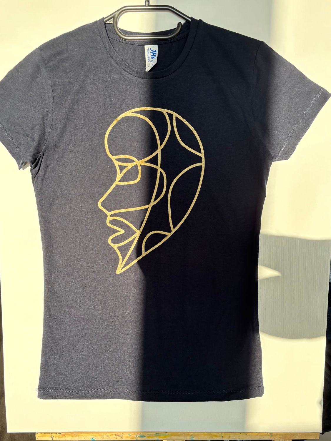 T-shirt damski MisArt granatowy Navy S​