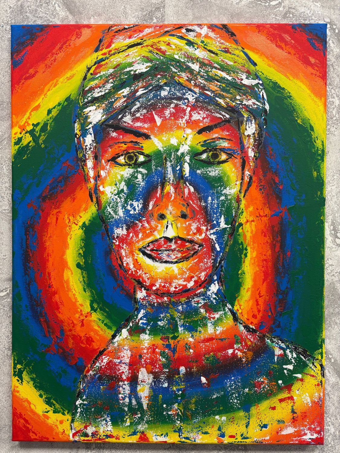 Obraz "Kobieta w turbanie" 80x60