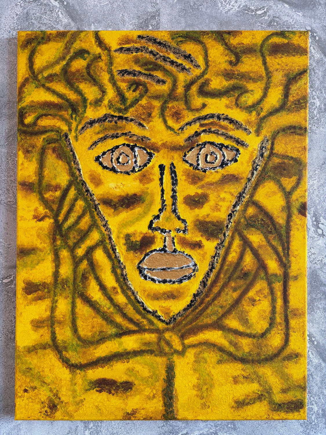 Obraz strukturalny "Projekt Versace" 78x58