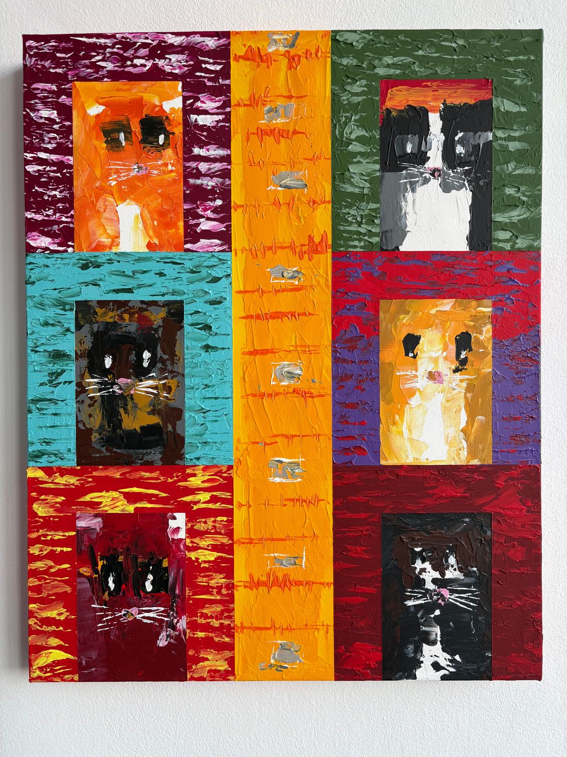 Obraz "Mruczący Rytm" -40x50