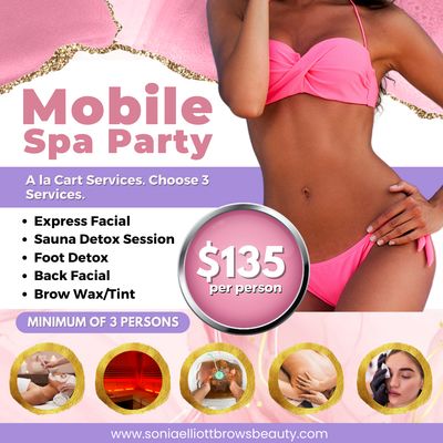 Concierge Mobile Spa Party !! Concierge Mobile Spa Party !!