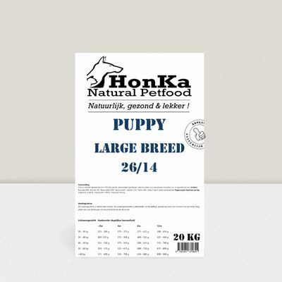 HonKa Natural Petfood Puppy Large Breed 26/14