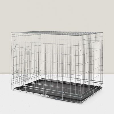 Hondenbench  Jumbo zilverkleurig - 136x85x107cm