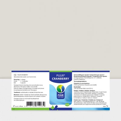 PUUR Cranberry 90 capsules