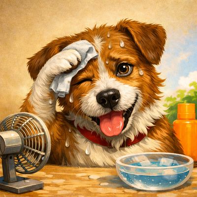 Oververhitting bij honden, wat wel en wat niet doen...? De nieuwst inzichten !