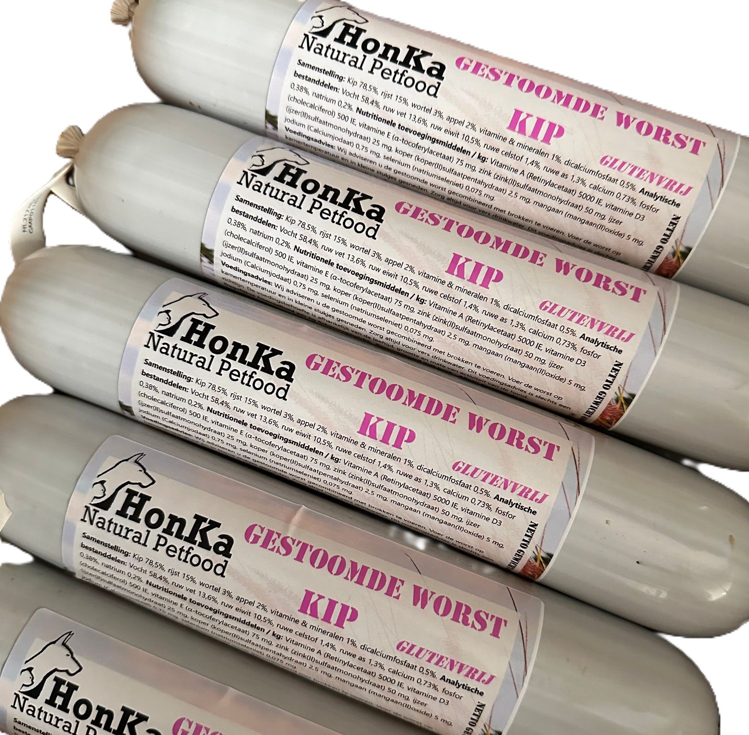 HonKa Gestoomde Worst Kip – 400 g