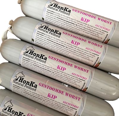 HonKa Gestoomde Worst Kip – 400 g