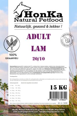 HonKa Natural Petfood® Koud Geperst Adult Lam 20/10